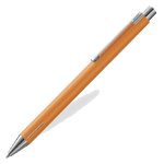 This Econ Special Edition Apricot Ballpoint Pen by LAMY has a matte barrel with polished chrome accents and comes fitted with a black ink refill.