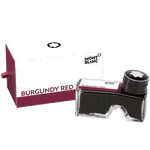 Montblanc burgundy red ink bottle.