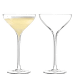 Savoy Champagne Saucer 250ml Set of Two by LSA International.