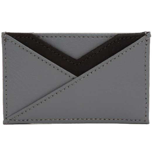 wolf grey black howard card holder