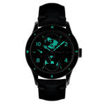 montblanc 1858 geosphere blue watch night mode