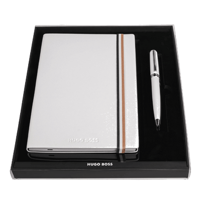 hugo boss notebook pen set