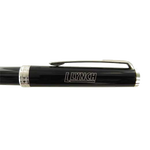 This Montblanc black ballpoint pen cap comes with the Lynch logo engraved.
