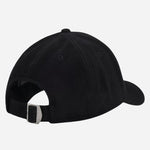 Back view of the Men’s Zed Black Wool Blend Cap with Twill Lining.