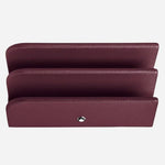 Top view of the Cassis Leather Letter Rack.