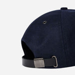 Men's Anson Navy Blue Merino Wool Blend Cap