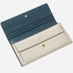 Inside the An Ice Day Teal 8CC Large Flapover Wallet.