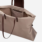 Inside the Pocket Essentials Porcini Brown Large Zip Top Shoulder Bag.