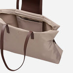 Inside the Pocket Essentials Porcini Brown Medium Zip Top Tote Bag.