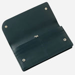 Inside the Pockets Teal Large Bifold Wallet.