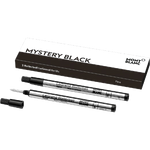 Pack of 2 Montblanc LeGrand black fine rollerball refills.
