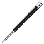 The LAMY black rollerball pen in the Scala collection.