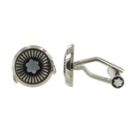 The star Montblanc emblem can be found on the side of these cufflinks.