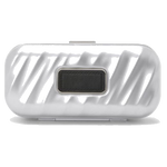 150157 1776 tumi 19 degree sunglasses case silver