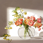 lsa signature flower large curved bouquet vase lifestyle
