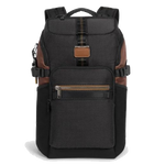 TUMI's Alpha Bravo Black Onyx Reserve Backpack has multiple compartments with zip fastenings so easy access.