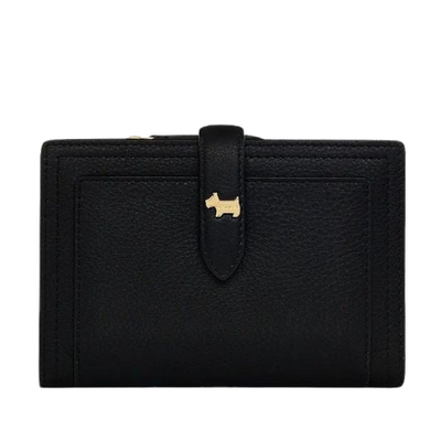 1 black leather willis street medium bifold purse 110782