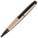cross edge matte hazelnut gel rollerball pen cap on