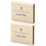 These are the Graf von Faber-Castell Heritage Violet Ink Cartridges 2 x Pack of 6.