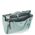 tumi mist green valetta voyageur medium tote bag inside