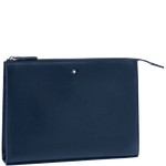 This Meisterstück Navy Clutch Pochette is designed by Montblanc.