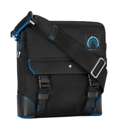 montblanc blue spirit envelope bag