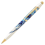 This Wanderlust Malta Ballpoint Pen by Cross has saturated shades of blue with a stunning gold finish to complete the design.