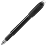 montblanc black cosmos starwalker doue fountain pen