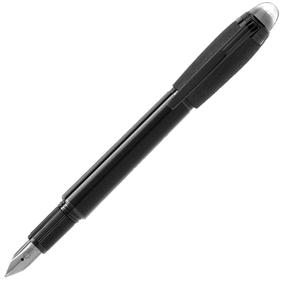 montblanc black cosmos starwalker doue fountain pen