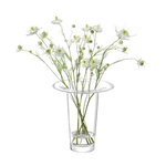 This LSA Victoria Clear Glass Vase Lantern 26 cm has a modern yet simple design that opens up with a flat brim at the top.