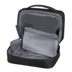 This Respark Weekender Wash Bag Ozone Black by Samsonite has a removable pouch so you can store small toiletries or accessories.