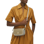 6 radley bathurst mews natural raffia small flapover cross body bag 111376
