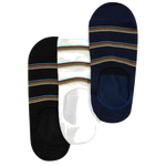 1 paul smith signature stripe no show loafer socks 3 pack m1a sock p401 1a