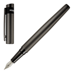 Hugo Boss Gunmetal Loop Diamond Fountain Pen