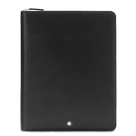 Sartorial Notepad Holder Zip Around Black Saffiano Leather By Montblanc