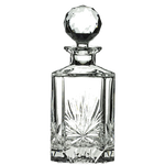 royal scot crystal edinburgh star square spirit 2 tumblers gift set decanter