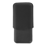 matte black grain leather c