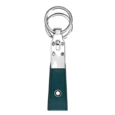 mb198891 sartorial cyprus blue leather key fob