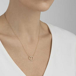 georg jensen 18 kt gold offspring heart pendant model