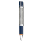 This Montblanc Great Characters Edition Andy Warhol Ballpoint Pen has a dark blue and polished silver barrel.