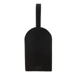 Montblanc leather luggage tag.
