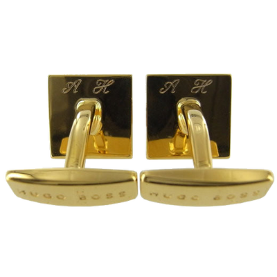 hugo boss initials cufflinks engraving script font a h 15be1288363de9065243ae87ad3fc8f8