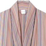 paul smith signature stripe dressing gown collar