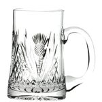 This Scottish Thistle Large Tankard has been designed by Royal Scot Crystal.