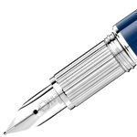 montblanc blue planet precious resin starwalker fountain pen nib