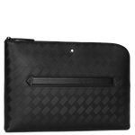 Montblanc's Black Extreme 3.0 Laptop Case features a strap on the front for extra grip.