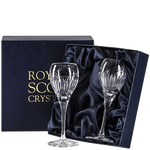 These Art Deco 2 x 11cl Port/Sherry Glasses will be presented inside a midnight blue gift box.