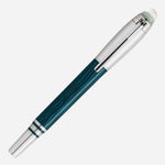 The PolarGreen StarWalker Metal Fountain Pen F with the cap.