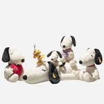 The Steiff Snoopy and Woodstock collection, including the 11 cm Woodstock Pendant.