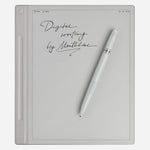 Writing sample on the 64 GB Digital Paper Tablet in Cool Grey with Digital Pen.